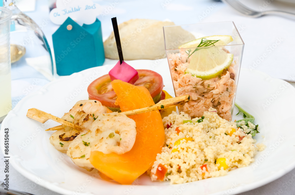 Assiette de fête Stock Photo | Adobe Stock