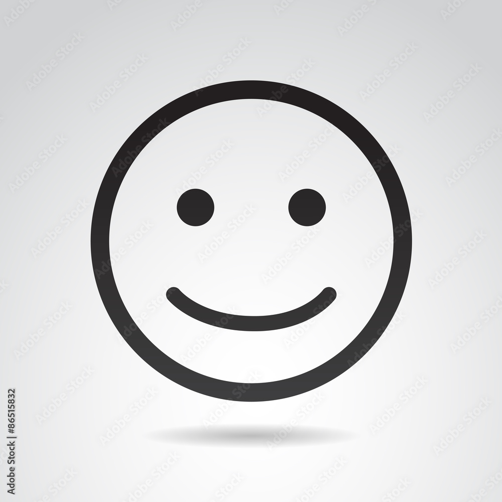 Smiling face. Vector art. Smiling face. Vector art.