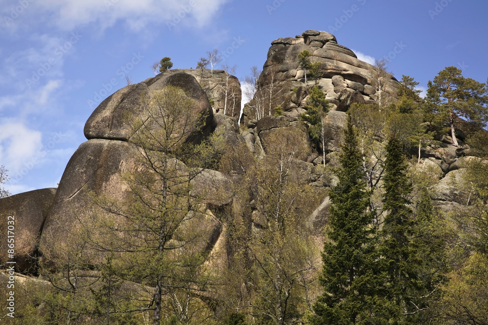 Stolby Nature Sanctuary. Russia