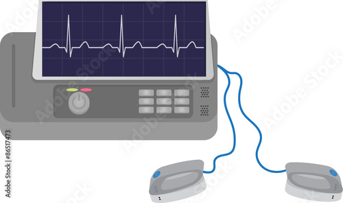 Defibrillator Illustration