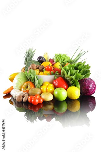 Fototapeta Naklejka Na Ścianę i Meble -  Fruits and vegetables