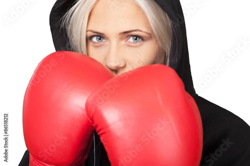 Boxing, Women, Sport.