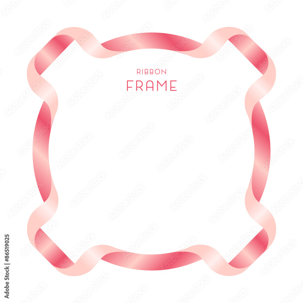 Pink Ribbon Border