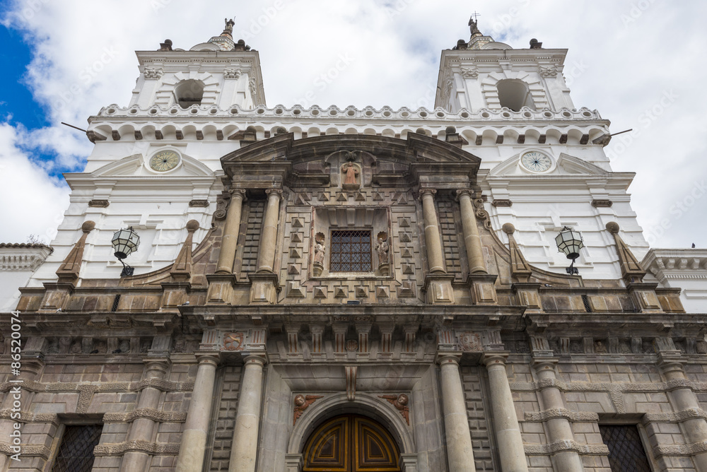 Fototapeta premium San Francisco Church, Quito (Ecuador)
