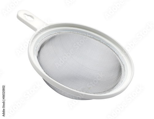 Φωτογραφία Metal sifter isolated on white background