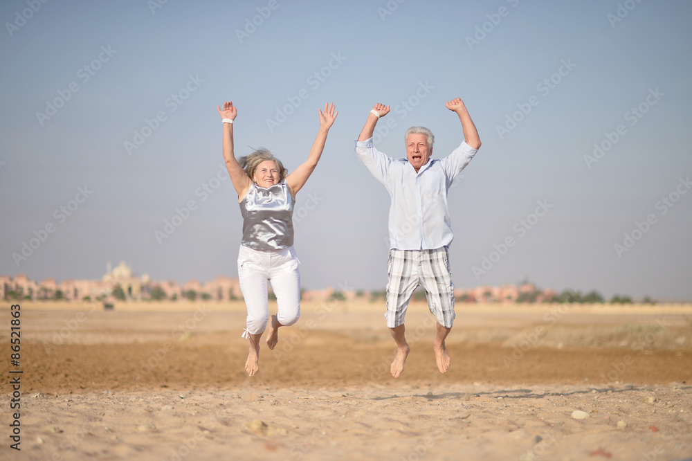 Senior couple on vacation Senior couple on vacation