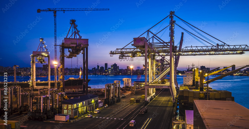 Port of Durban, South Africa. 