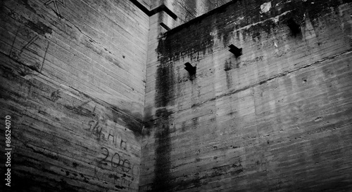 Old dirty concrete wall