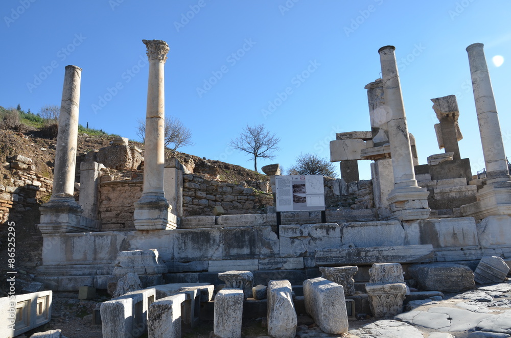 The ruins of the ancient city of Side, this is perhaps a bath