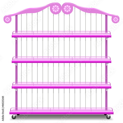 Vector Girlish Shelves