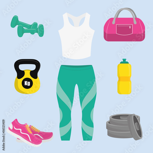 Gym digital design.