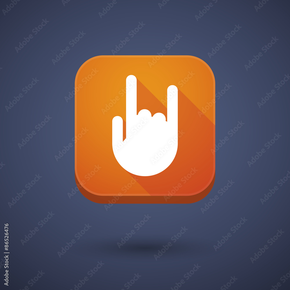 App button with a rocking hand App button with a rocking hand