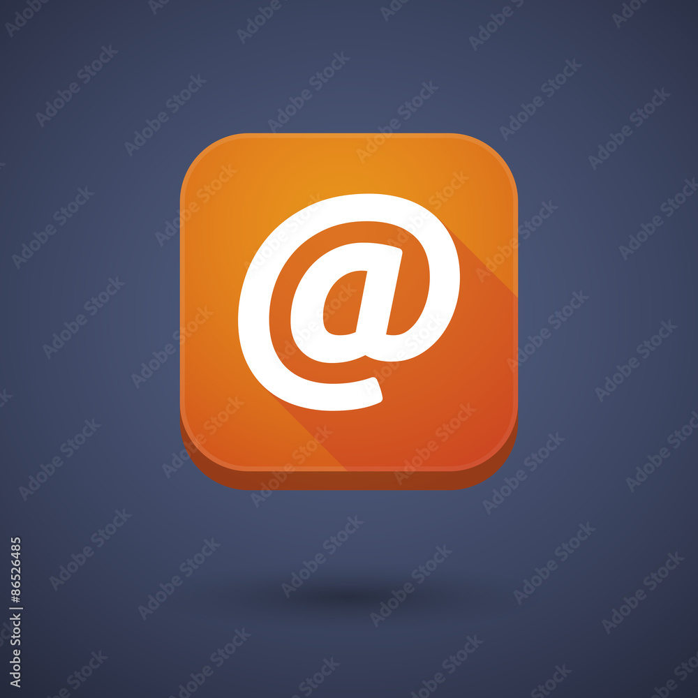 App button with an at sign App button with an at sign