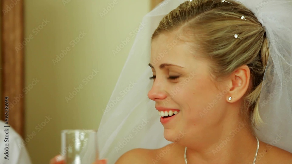Bride And Groom Crying, Celebrating Wedding On The Restaurant Bride And Groom Crying, Celebrating Wedding On The Restaurant