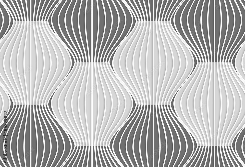 3D shades of gray vertical striped waves 3D shades of gray vertical striped waves