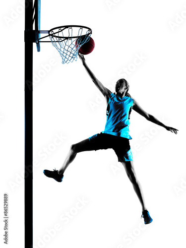woman basketball player silhouette © snaptitude