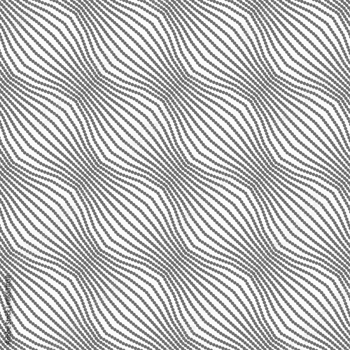 Gray ornament diagonal dotted bulging waves