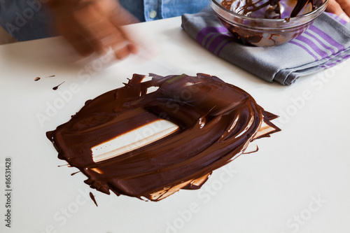 Tempering Chocolate photo