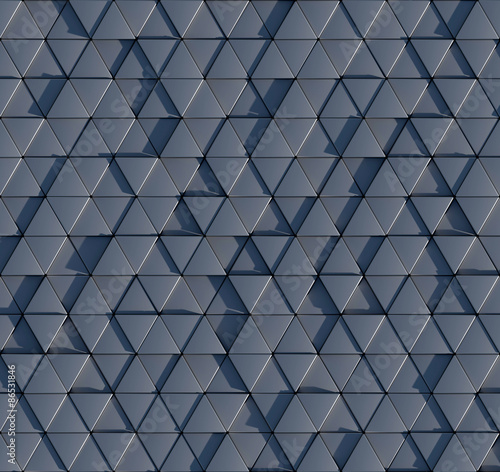 Seamless 3D triangular prism pattern