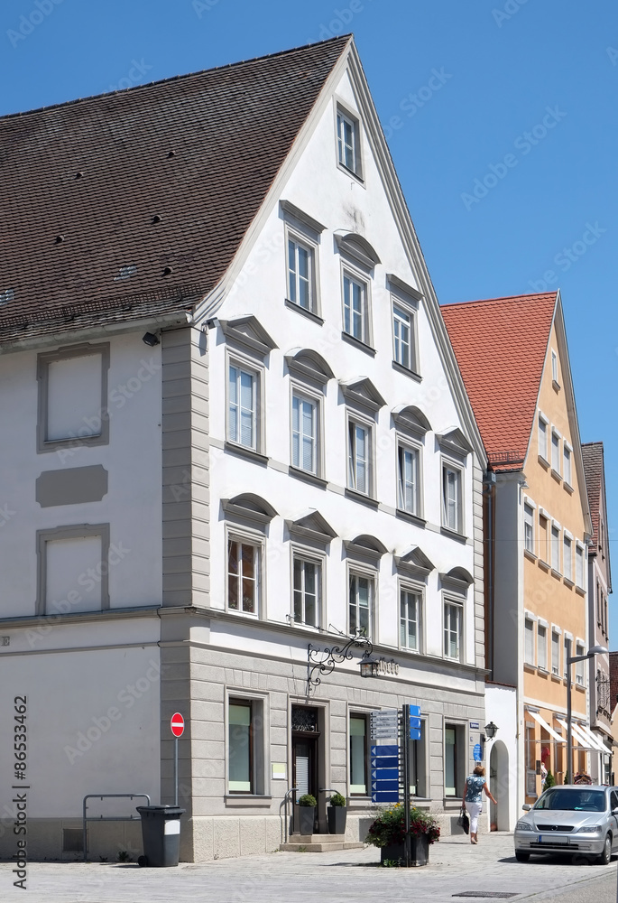 Hausfassaden in Ellwangen Hausfassaden in Ellwangen