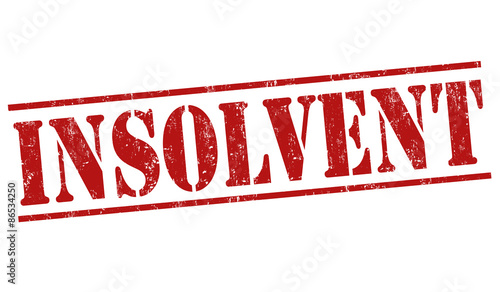 Insolvent stamp