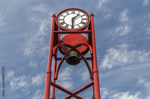 Clock tower in Petoskey, Michigan