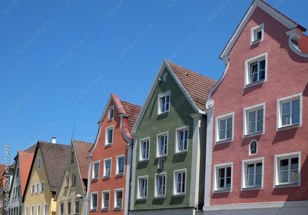 Hausfassaden in Ellwangen Hausfassaden in Ellwangen