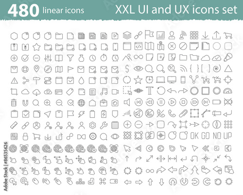 UI UX icons