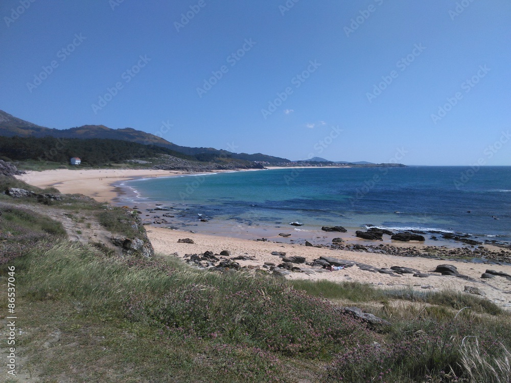 Playa de Castro Baroña Playa de Castro Baroña