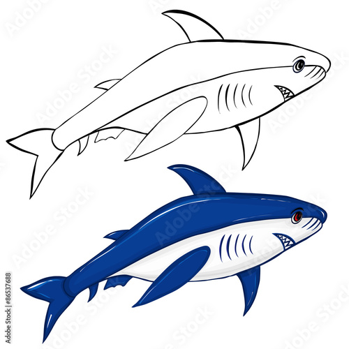 shark cartoon