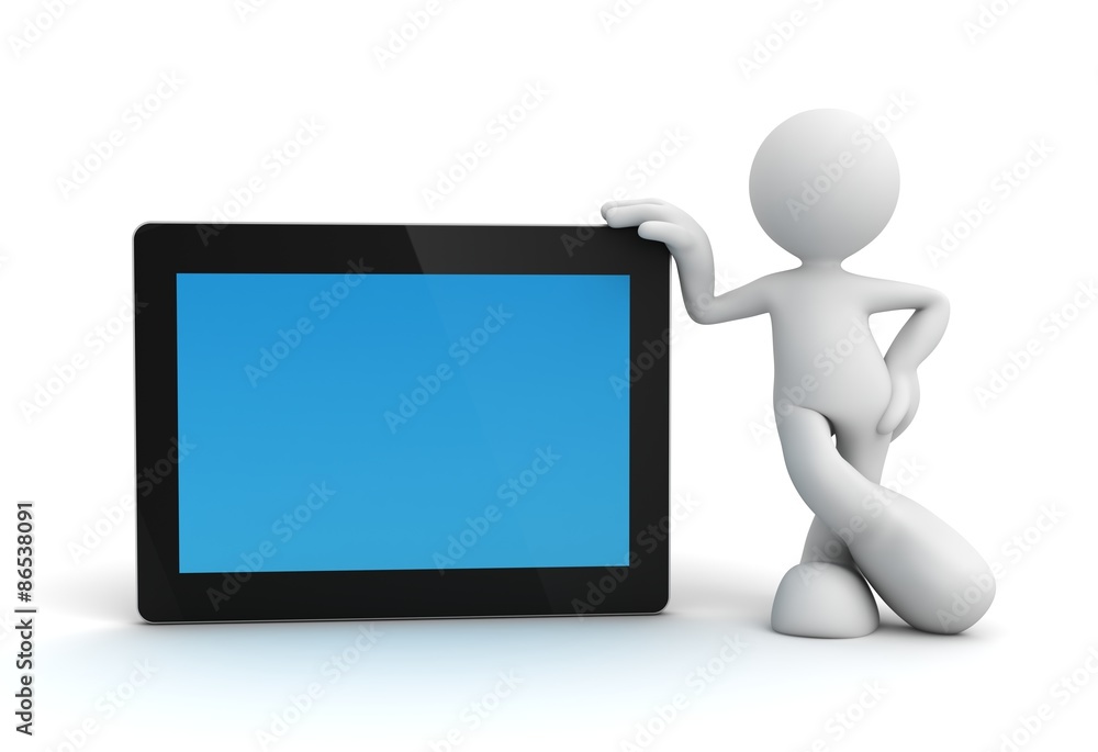 tablet computer and character tablet computer and character