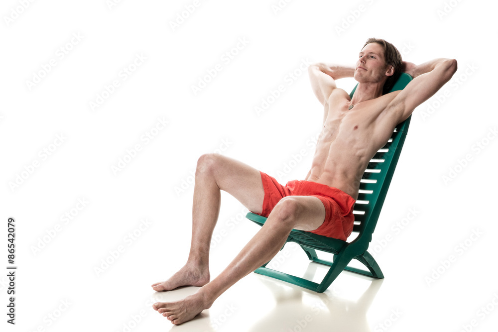 Man in Swimwear Man in Swimwear