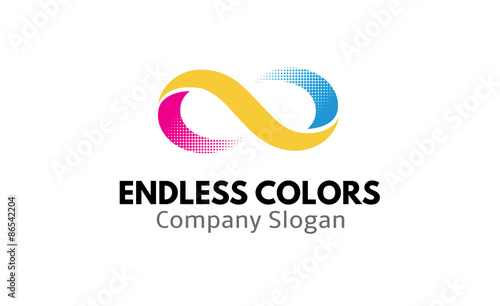 Endless Colors Version two Logo Design Illustration