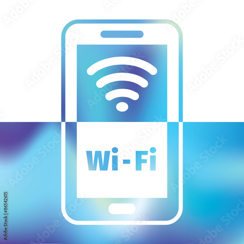 wifi symbol - connection for smartphone or tablet pc