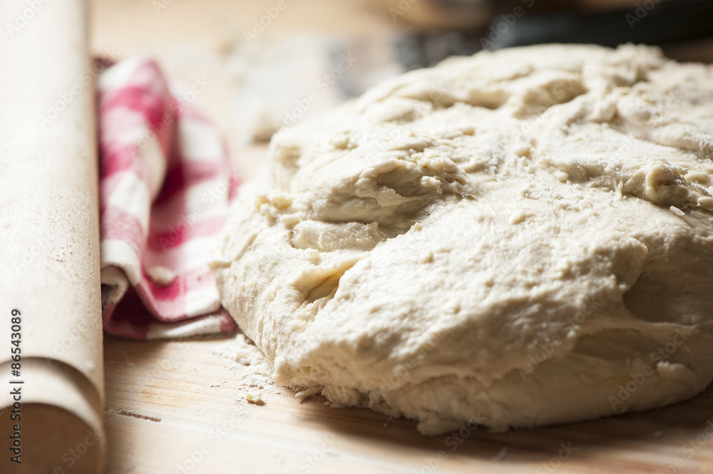 Fresh homemade pizza dough Fresh homemade pizza dough
