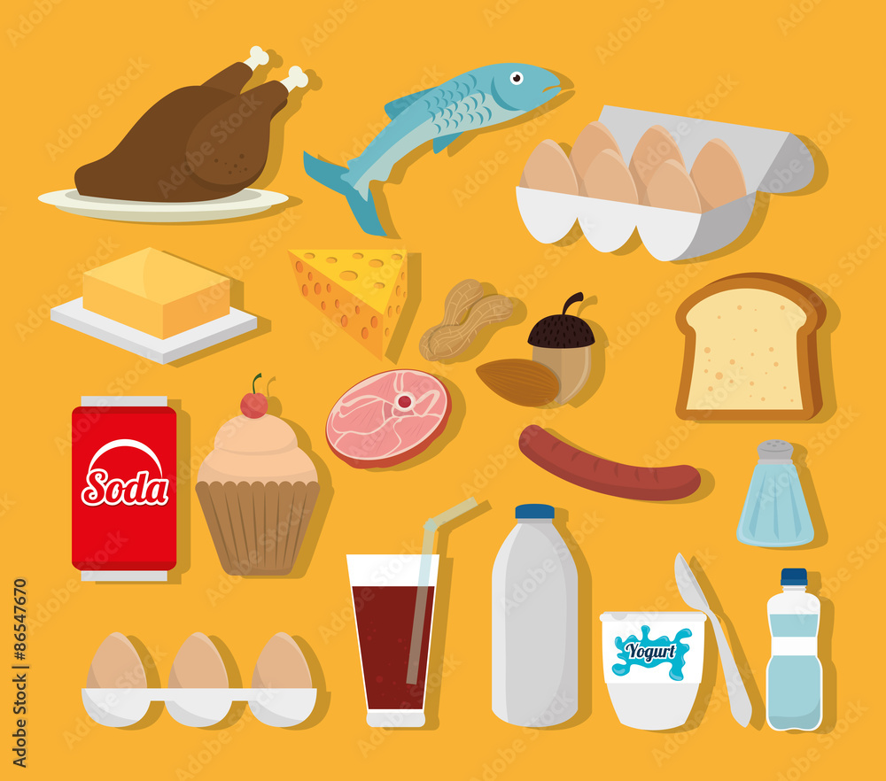 Food digital design. Food digital design.