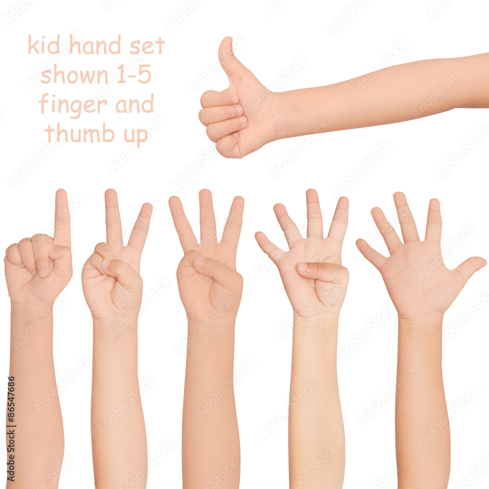 Kid hand set Kid hand set