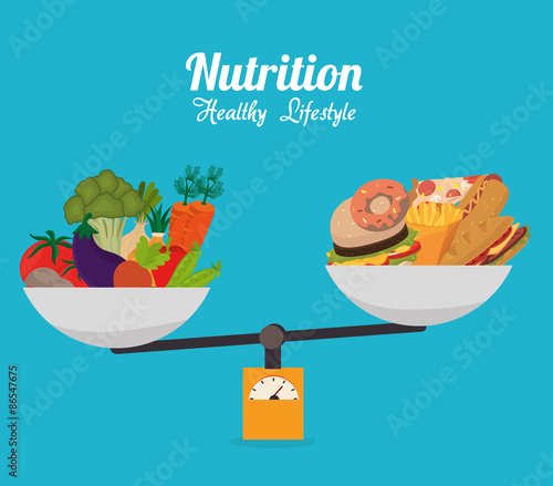 Food digital design.