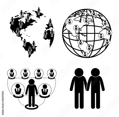 People digital design.