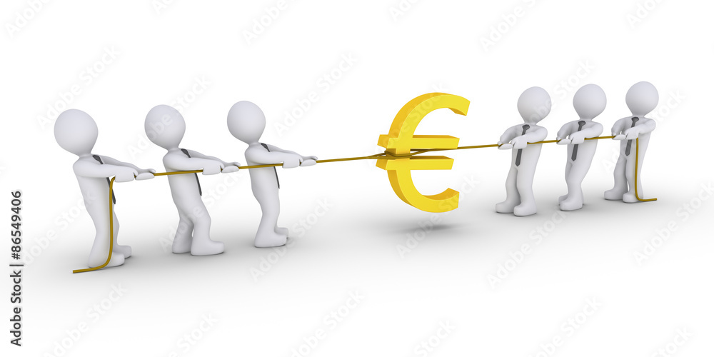 Obraz premium Two teams are claiming Euro