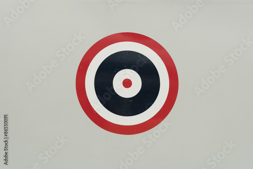 target on helicopter