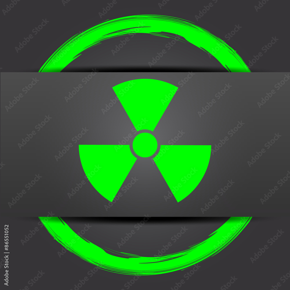 Radiation icon Radiation icon
