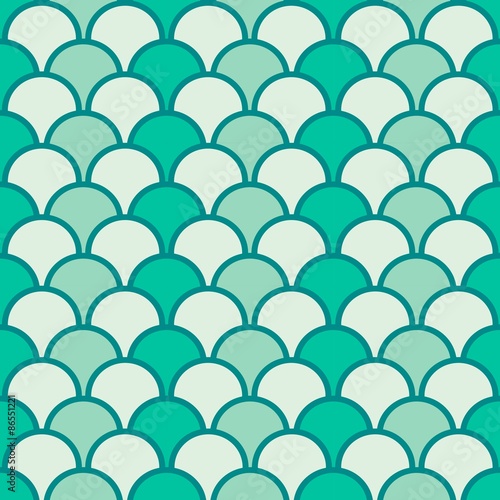 Green Ocean Pattern