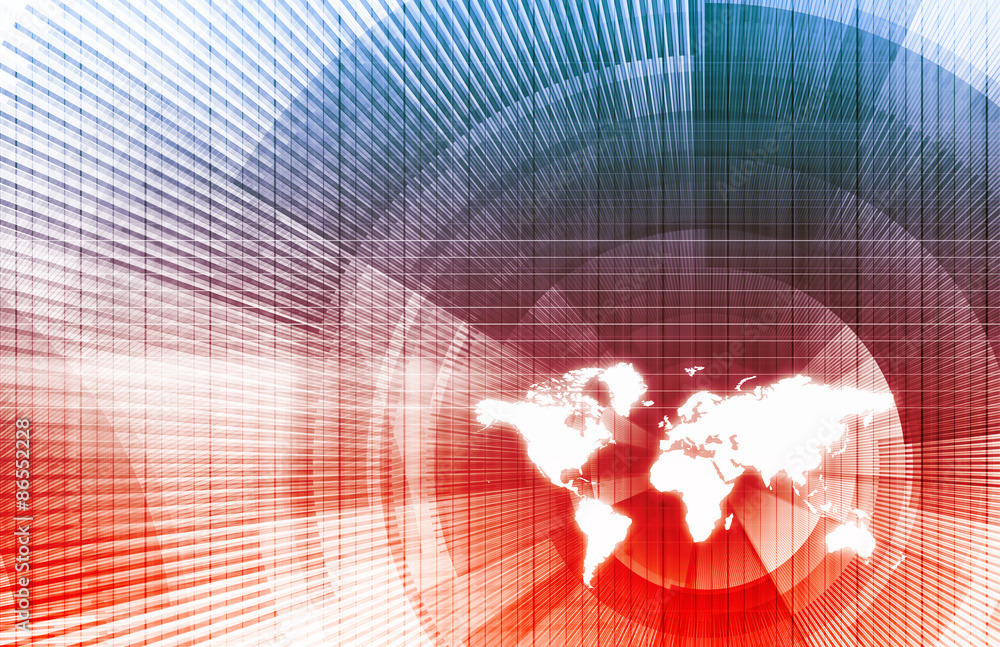 Obraz premium Worldwide Tracking