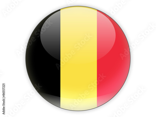 Round icon with flag of belgium Free Download Round icon with flag of belgium - GFXLoad