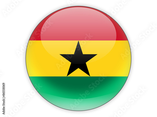Round icon with flag of ghana Free Download Round icon with flag of ghana - GFXLoad