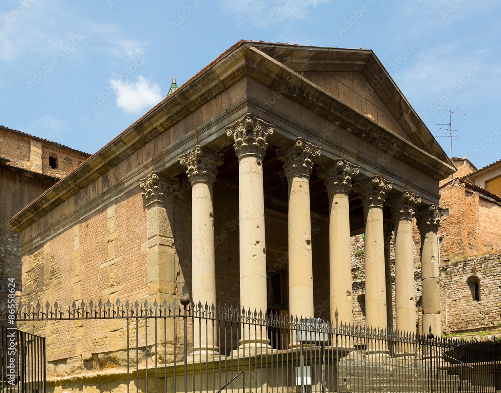 ancient Roman temple in Vic