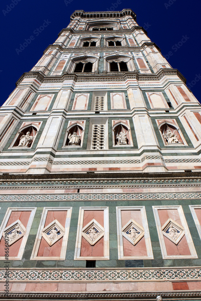 Cathedral of Santa Maria del Fiore, Giotto's bell tower, Florence, Italy Cathedral of Santa Maria del Fiore, Giotto's bell tower, Florence, Italy