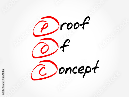 POC - Proof of Concept, acronym business concept