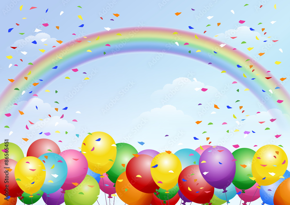 風船 虹 背景 パーティ 祝賀 祭り向け背景素材 サイズ Festival Background With Colorful Balloons Rainbows And Scattered Confetti Celebration About Sized Art Board Stock Vector Adobe Stock 風船 虹 背景 パーティ 祝賀 祭り向け背景素材 サイズ Festival Background With Colorful Balloons Rainbows And Scattered Confetti Celebration About Sized Art Board Stock Vector Adobe Stock